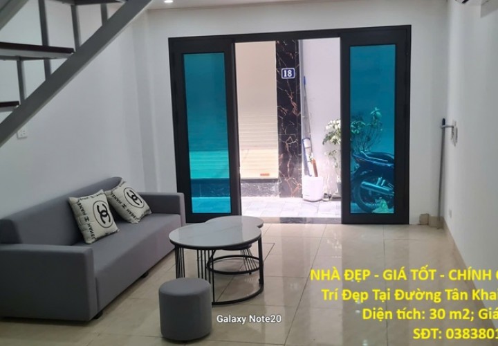 NHÀ ĐẸP - GIÁ TỐT - CHÍNH CHỦ Cần Bán Nhà Vị Trí Đẹp Tại Đường Tân Khai, Vĩnh Tuy, Hà Nội