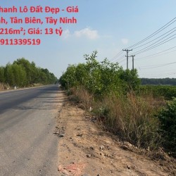 Chính Chủ Bán Nhanh Lô Đất Đẹp - Giá Tốt Xã Thạnh Bình, Tân Biên, Tây Ninh