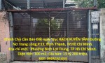 Chính Chủ Cần Bán Đất ngay trục RẠCH XUYÊN TÂM Đường Nơ Trang Long,P.13, Bình Thạnh, TP.Hồ Chí Minh.