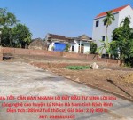 GIÁ TỐT- CẦN BÁN NHANH LÔ ĐẤT ĐẦU TƯ SINH LỜI khu công nghệ cao huyện Lý Nhân Hà Nam tỉnh Ninh Bình