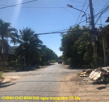 CHÍNH CHỦ BÁN Đất ngay trung tâm TP Tây Ninh, mặt tiền đường Nguyễn Hữu Thọ.