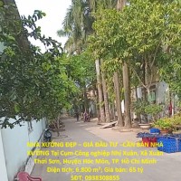 NHÀ XƯỞNG ĐẸP – GIÁ ĐẦU TƯ –CẦN BÁN NHÀ XƯỞNG Tại CỤM CÔNG NGHIỆP NHỊ XUÂN, HUYỆN HÓC MÔN, TP.HCM
