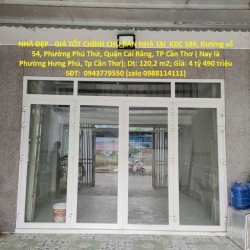 NHÀ ĐẸP - GIÁ TỐT CHÍNH CHỦ BÁN NHÀ TẠI Phường Phú Thứ, Quận Cái Răng, TP Cần Thơ