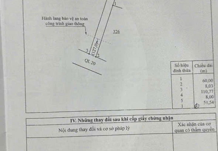 ĐẤT VỊ TRÍ ĐẸP – GIÁ TỐT - CHÍNH CHỦ Cần Bán Đất Nền Mặt Tiền Đường Nhựa Đầu Dốc 12 Định Quán.