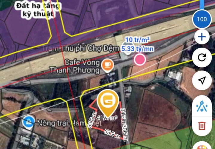 HOT HOT – CHÍNH CHỦ CẦN BÁN ĐẤT DIỆN TÍCH LỚN – GIÁ TỐT – Tại TT. Tân Túc, H. Bình Chánh, TP.HCM