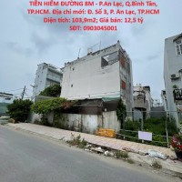 HOT HOT – CHÍNH CHỦ CẦN BÁN LÔ ĐẤT 2 MẶT TIỀN HIẾM ĐƯỜNG 8M - P.An Lạc, Q.Bình Tân, TP.HCM
