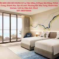 HOT HOT–CẦN BÁN CĂN HỘ CHUNG CƯ La Tiên Villas, Đ.Phạm Văn Đồng, P.Vĩnh Hòa, TP.Nha Trang, Khánh Hòa