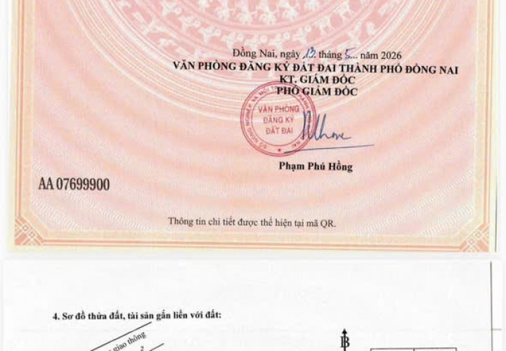 HÓT ĐẤT ĐẸP – GIÁ TỐT- CHÍNH CHỦ BÁN 5 LÔ ĐẤT LIỀN KỀ Tại Phường Tam Phước, TP Biên Hòa, Đồng Nai