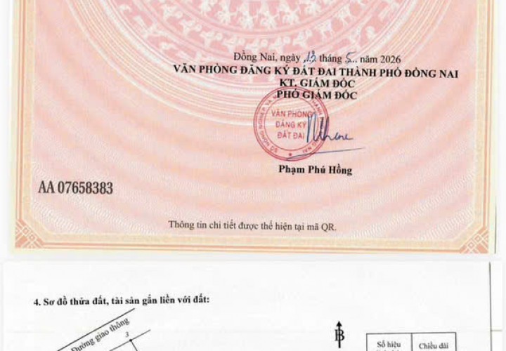 HÓT ĐẤT ĐẸP – GIÁ TỐT- CHÍNH CHỦ BÁN 5 LÔ ĐẤT LIỀN KỀ Tại Phường Tam Phước, TP Biên Hòa, Đồng Nai