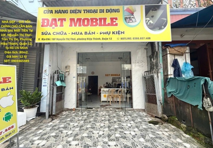 NHÀ ĐẸP – GIÁ TỐT- CHÍNH CHỦ CẦN BÁN NHÀ HAI MẶT TIỀN Tại Phường Hiệp Thành, Quận 12, Tp Hồ Chí Minh
