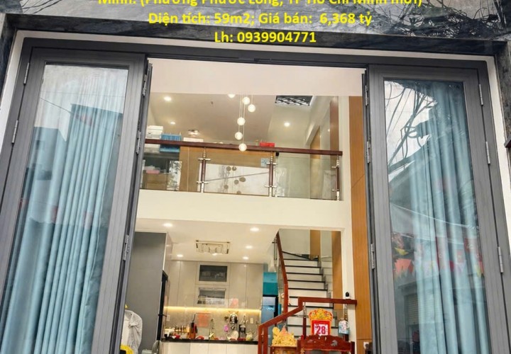 NHÀ ĐẸP- GIÁ TỐT BÁN NHANH CĂN NHÀ 2 mặt hẻm trước sau tại Phường Phước Long A Tp Thủ Đức, TPHCM