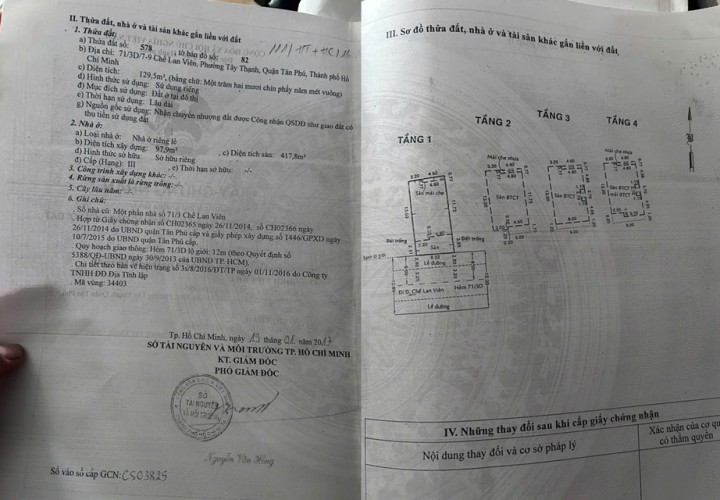 NHÀ SIÊU ĐẸP  - CHÍNH CHỦ Cần Bán Nhanh Căn Nhà Mặt Tiền Vị Trí Tại Quận Tân Phú, TP HCM