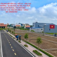 HOT HOT –  CẦN BÁN ĐẤT NỀN FULL THỔ CƯ – GẦN CHỢ & QUẢNG TRƯỜNG – Tại Hải Xuân, Hải Hậu, Nam Định