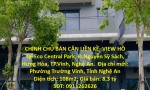 CHÍNH CHỦ BÁN CĂN LIỀN KỀ–VIEW HỒ Tại Eco Central Park, Đ.Nguyễn Sỹ Sách, Hưng Hòa, TP.Vinh, Nghệ An