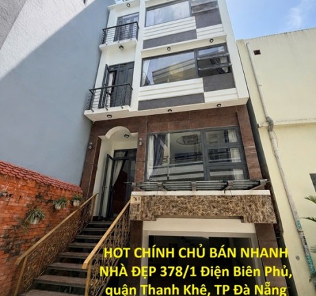 HOT CHÍNH CHỦ BÁN NHANH NHÀ ĐẸP 4 TẦNG 1 TUM NGAY TRUNG TÂM quận Thanh Khê, TP Đà Nẵng