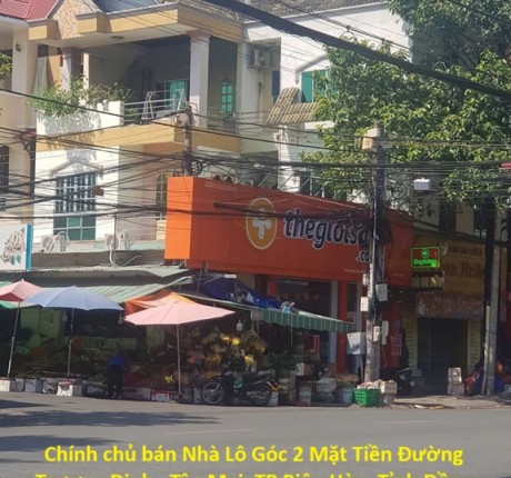 Chính chủ bán Nhà Lô Góc 2 Mặt Tiền Đường Trương Định, Tân Mai, TP Biên Hòa, Tỉnh Đồng Nai