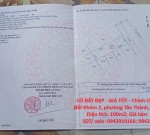LÔ ĐẤT ĐẸP - GIÁ TỐT - Chính Chủ Bán Lô Đất Khóm 2, phường Tân Thành, TP Cà Mau