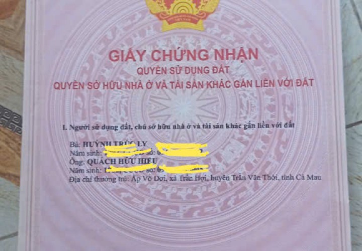 LÔ ĐẤT ĐẸP - GIÁ TỐT - Chính Chủ Bán Lô Đất Khóm 2, phường Tân Thành, TP Cà Mau