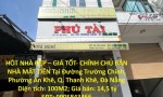 HÓT NHÀ ĐẸP – GIÁ TỐT- CHÍNH CHỦ BÁN NHÀ MẶT TIỀN Tại Đường Trường Chinh, Phường An Khê, Q. Thanh Khê, Đà Nẵng