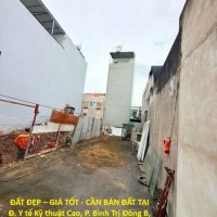 ĐẤT ĐẸP – GIÁ TỐT - CẦN BÁN ĐẤT TẠI Đ. Y tế Kỹ thuật Cao, P. Bình Trị Đông B, Q. Bình Tân, TP.HCM