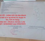 GIÁ TỐT - CHÍNH CHỦ Cần Bán Nhanh Lô Đất Vị Trí Tại Xã Núi Tô, Huyện Tri Tôn, Tỉnh An Giang