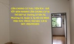 CĂN CHUNG CƯ FULL TIỆN ÍCH - GIÁ TỐT BÁN NHANH CĂN CHUNG CƯ VỊ TRÍ ĐẸP tại quận 3, TPHCM