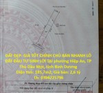 ĐẤT ĐẸP- GIÁ TỐT CHÍNH CHỦ BÁN NHANH LÔ ĐẤT ĐẦU TƯ SINH LỜI TẠI TP Thủ Dầu Một, tỉnh Bình Dương