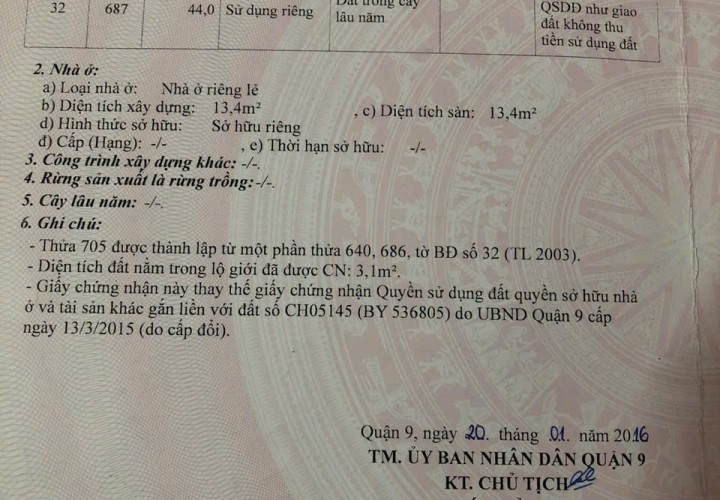 HOT HOT – CHÍNH CHỦ CẦN BÁN NHÀ CẤP 4 GỒM 4 PHÒNG TRỌ GÓC 2 MẶT TIỀN TẠI Đường 4, phường Long Trường, TP. Hồ Chí Minh