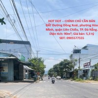 HOT HOT – CHÍNH CHỦ CẦN BÁN ĐẤT Đường Đồng Xoài, phường Hòa Minh, quận Liên Chiểu, TP. Đà Nẵng.