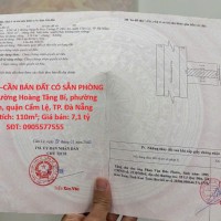 HOT HOT –CẦN BÁN ĐẤT CÓ SẴN PHÒNG TRỌ - Đường Hoàng Tăng Bí, phường Hòa An, quận Cẩm Lệ, TP. Đà Nẵng