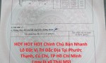 HOT HOT HOT Chính Chủ Bán Nhanh Lô Đất Vị Trí Đắc Địa Tại Phước Thạnh, Củ Chi, TP Hồ Chí Minh
