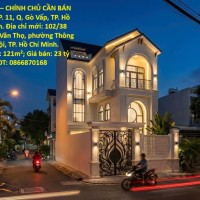 HOT HOT – CHÍNH CHỦ CẦN BÁN NHÀ TẠI P. 11, Q. Gò Vấp, TP. Hồ Chí Minh