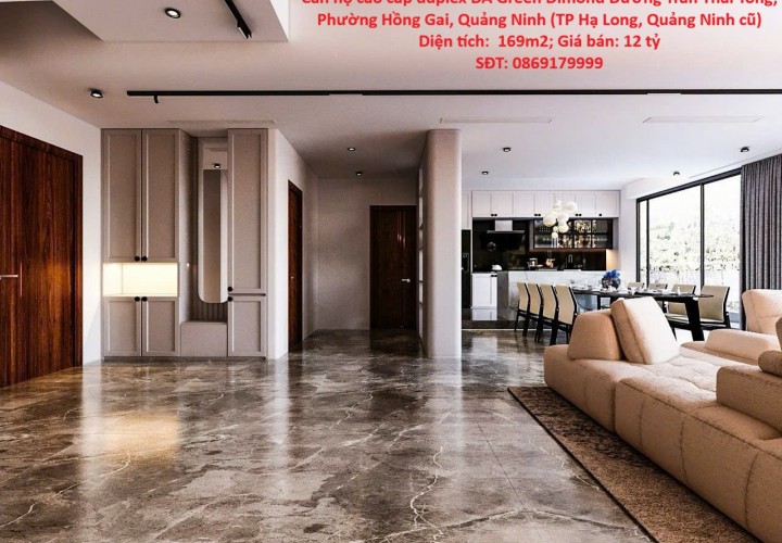 Bán căn hộ cao cấp duplex DA Green Dimond Đường Trần Thái Tông, Phường Hồng Gai, Quảng Ninh