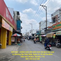 HOT HOT – CHÍNH CHỦ CẦN BÁN NHÀ TẠI Phường Tân Thới Nhất, Quận 12, TP. Hồ Chí Minh