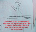 CHÍNH CHỦ HẠ GIÁ BÁN NHANH ĐẤT VÀNG Mặt Tiền Long Hương TRUNG TÂM TP. BÀ RỊA CŨ TIỀM NĂNG TĂNG GIÁ