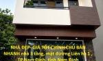 NHÀ ĐẸP- GIÁ TỐT CHÍNH CHỦ BÁN NHANH nhà 3 tầng, mặt đường Liên hà 1 , TP Nam Định, tỉnh Nam Định