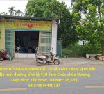 ĐẤT ĐẸP- GIÁ TỐT CHÍNH CHỦ BÁN NHANH LÔ ĐẤT có sẵn nhà cấp 4 vị trí đắc địa mặt đường tỉnh lộ 419 Tam Chúc chùa Hương