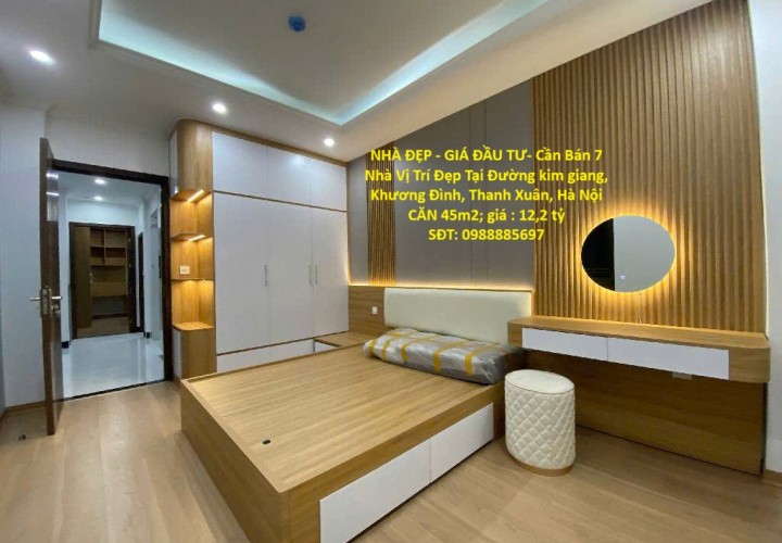 NHÀ ĐẸP - GIÁ ĐẦU TƯ- Cần Bán 7 Nhà Vị Trí Đẹp Tại Đường kim giang, Khương Đình, Thanh Xuân, Hà Nội