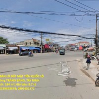 CHÍNH CHỦ BÁN LÔ ĐẤT MẶT TIỀN QUỐC LỘ 22 – Phường TRẢNG BÀNG, TÂY NINH