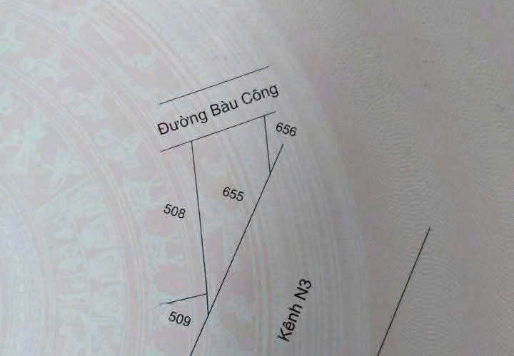 HOT –CẦN BÁN ĐẤT LÔ GÓC 2 Mặt tiền Đ.Bàu Công, Ấp Lập Điền, Tân Mỹ, Đức Hòa, Long An(Tây Ninh Mới)