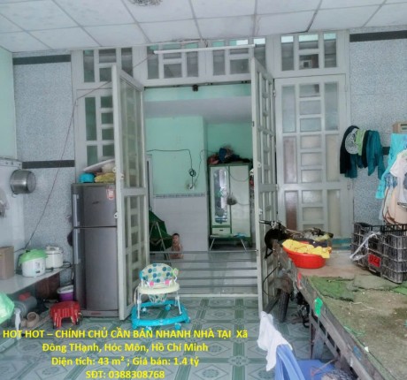 HOT HOT – CHÍNH CHỦ CẦN BÁN NHANH NHÀ TẠI Xã Đông THạnh, Hóc Môn, Hồ Chí Minh