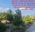 HOT HOT – CHÍNH CHỦ CẦN BÁN  LÔ ĐẤT MẶT TIỀN TẠI  xã Phạm Văn Hai, huyện Bình Chánh, TP.HCM