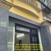 NHÀ VỊ TRÍ ĐẸP - CHÍNH CHỦ BÁN NHANH CĂN NHÀ Đường Cao Thắng, Phường 12, Quận 10, Tp Hồ Chí Minh.