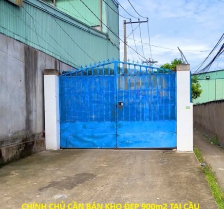 ĐẦU TƯ SINH LỜI - CHÍNH CHỦ CẦN BÁN KHO ĐẸP 900m2 TẠI CẦU TRÀM - Xã LONG TRẠCH, CẦN ĐƯỚC, LONG AN