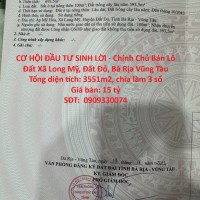 CƠ HỘI ĐẦU TƯ SINH LỜI - Chính Chủ Bán Lô Đất Xã Long Mỹ, Đất Đỏ, Bà Rịa Vũng Tàu
