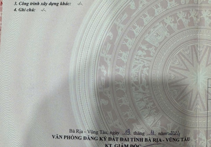 CƠ HỘI ĐẦU TƯ SINH LỜI - Chính Chủ Bán Lô Đất Xã Long Mỹ, Đất Đỏ, Bà Rịa Vũng Tàu