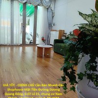GIÁ TỐT - CHÍNH CHỦ Cần Bán Nhanh Căn Shophouse Mặt Tiền Đường Dương Quang Đông