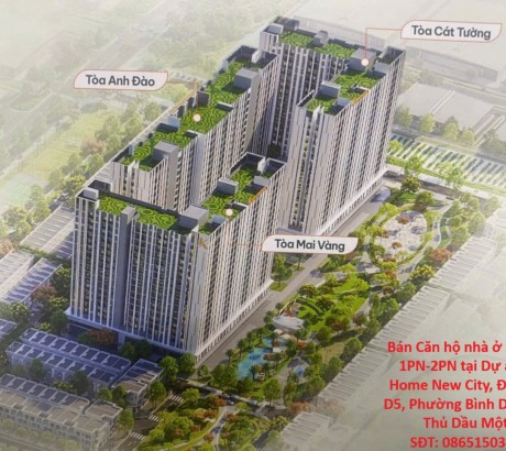 NHÀ VỊ TRÍ ĐẸP – GIÁ TỐT cần bán nhanh căn hộ nhà ở xã hội 1PN-2PN tại K - Home City Bình Dương