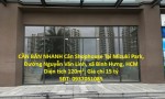 CẦN BÁN NHANH Căn Shophouse Tại Mizuki Park, Đường Nguyễn Văn Linh, xã Bình Hưng, HCM