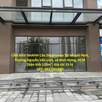 CẦN BÁN NHANH Căn Shophouse Tại Mizuki Park, Đường Nguyễn Văn Linh, xã Bình Hưng, HCM